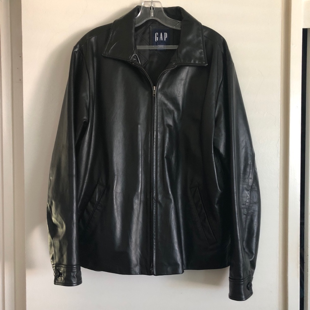GAP men’s leather jacket